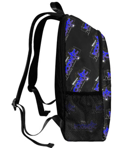 ICONIC fabric backpack with mesh pockets