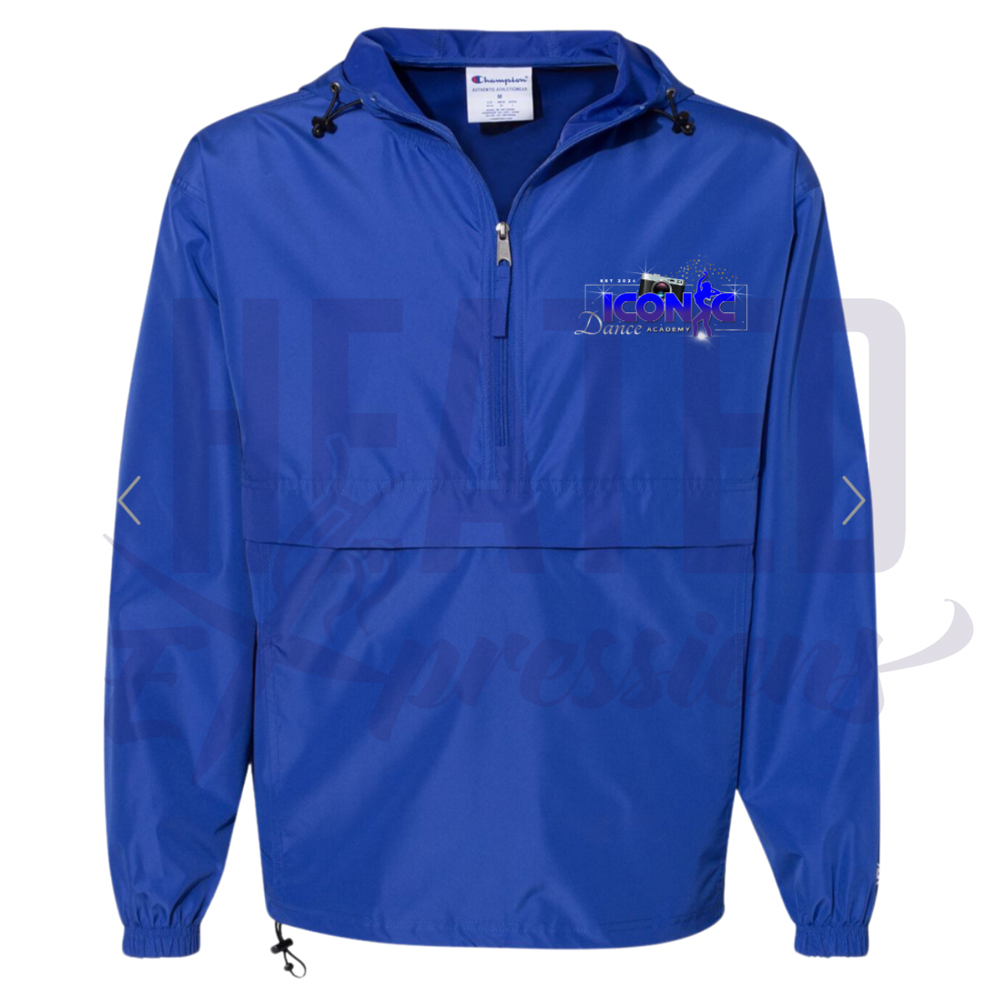 Adult Champion Hooded Quarter Zip jacket