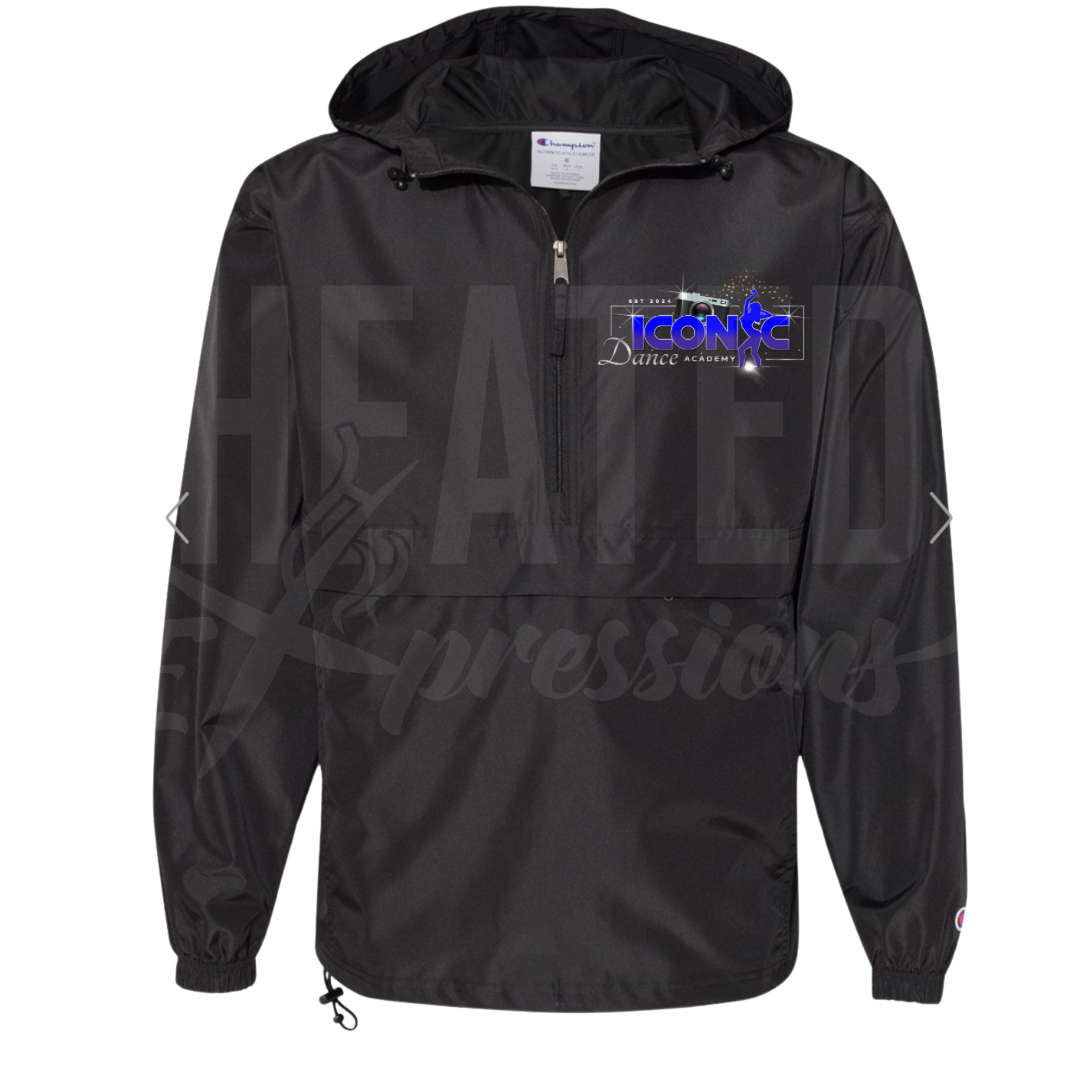 Adult Champion Hooded Quarter Zip jacket